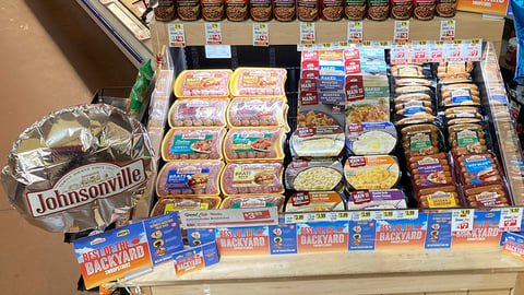 Weiss Johnsonville 'Best of the Backyard' Cooler Display